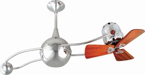 Brisa 2000 40"Ceiling Fan Polished Chrome quiet small fans for desk or nightstand