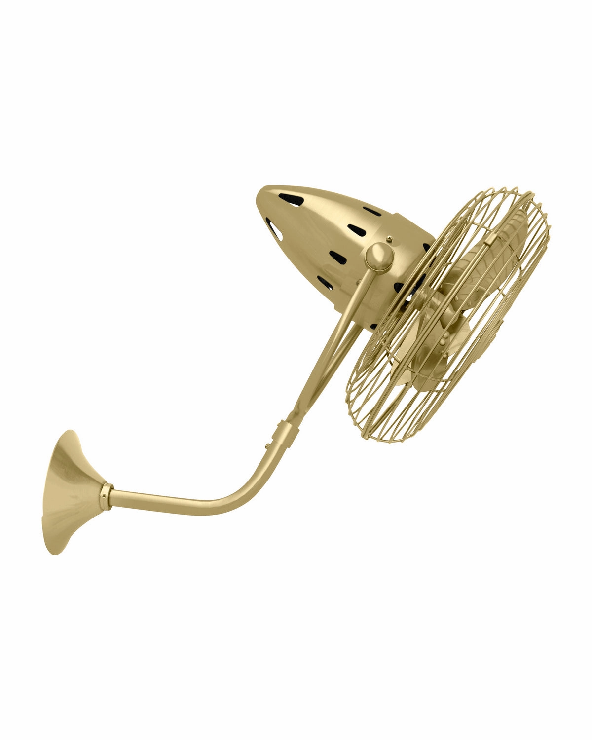 Bruna Parede 19"Ceiling Fan Brushed Brass