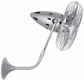 Bruna Parede 19"Ceiling Fan Brushed Nickel quiet electric fans for home use