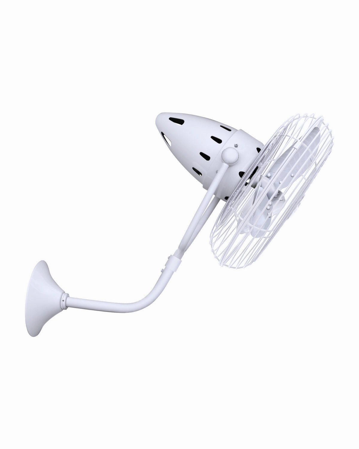 Bruna Parede 19"Ceiling Fan Gloss White