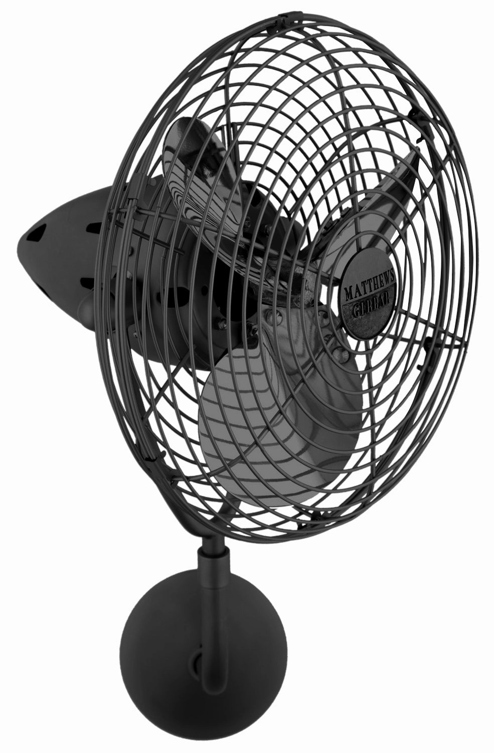 Bruna Parede 19"Ceiling Fan Matte Black
