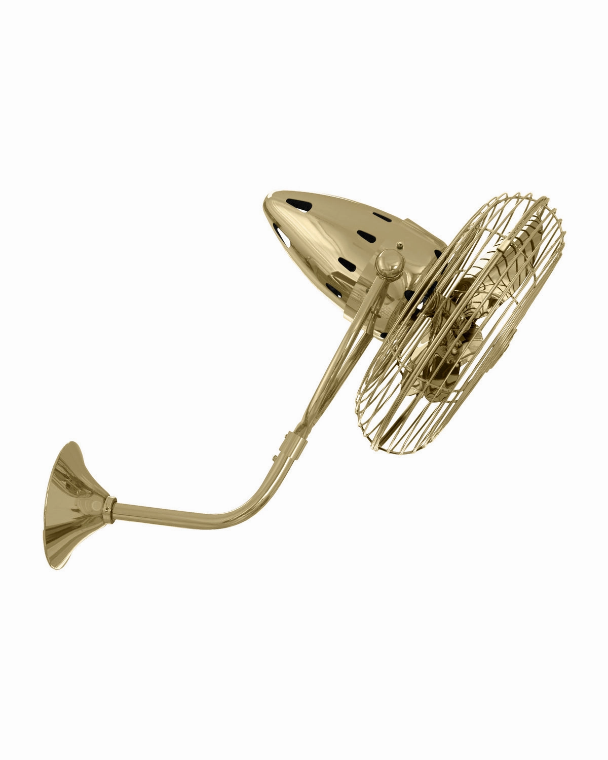 Bruna Parede 19"Ceiling Fan Polished Brass