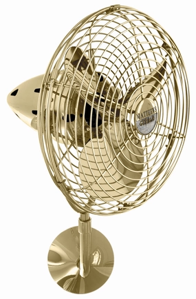 Bruna Parede 19"Ceiling Fan Polished Brass small electric fans for personal cooling