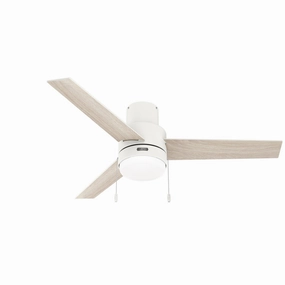 Brunner 52"Ceiling Fan Matte White ifan smart fans for connected homes