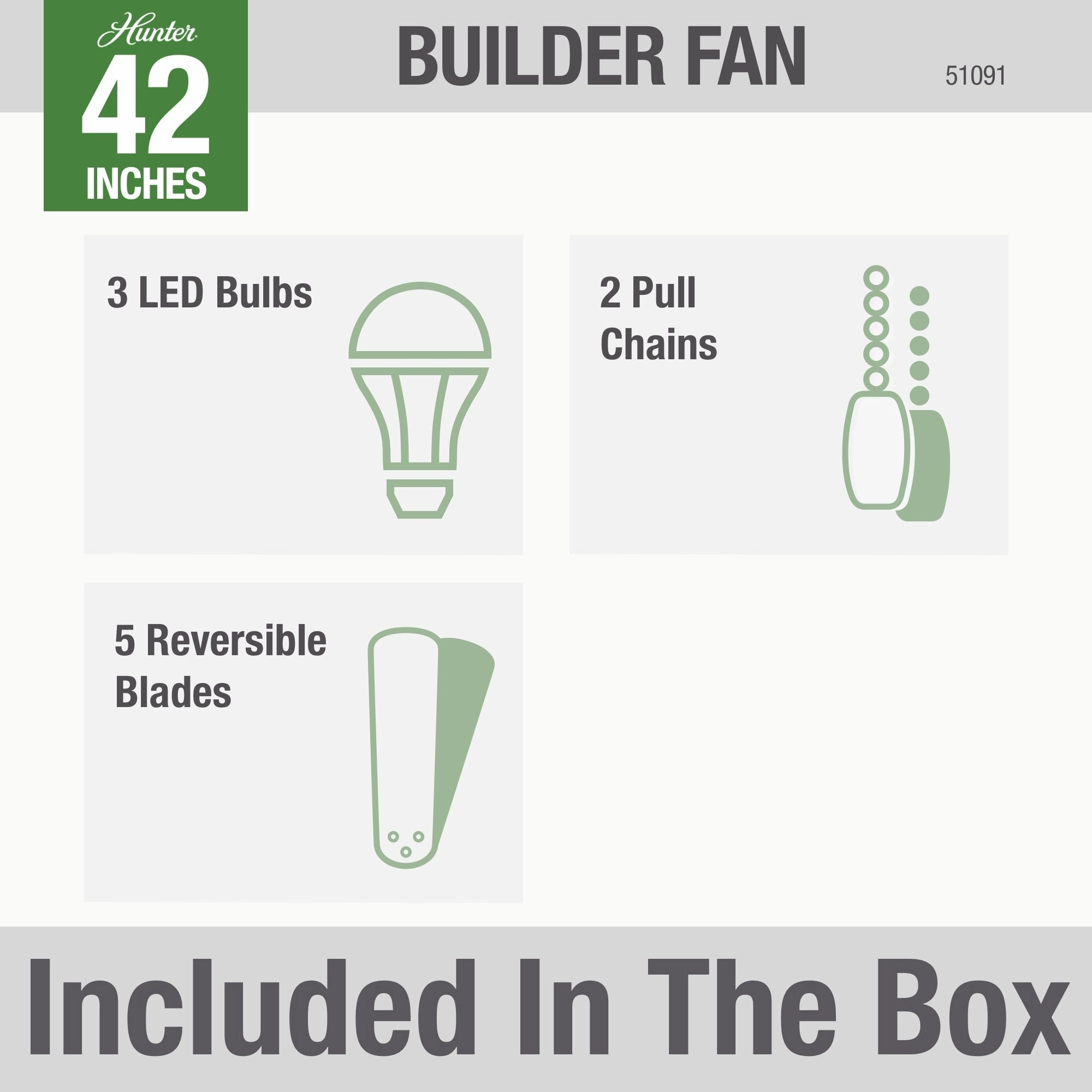 Builder 42"Ceiling Fan New Bronze