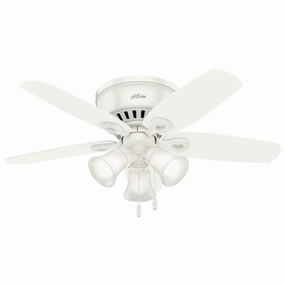 Builder 42"Ceiling Fan Snow White portable small fans for everyday use