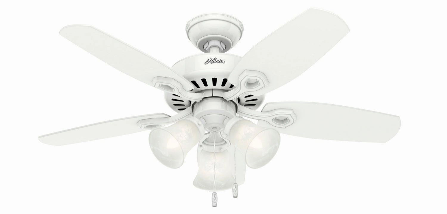 Builder 42"Ceiling Fan Snow White