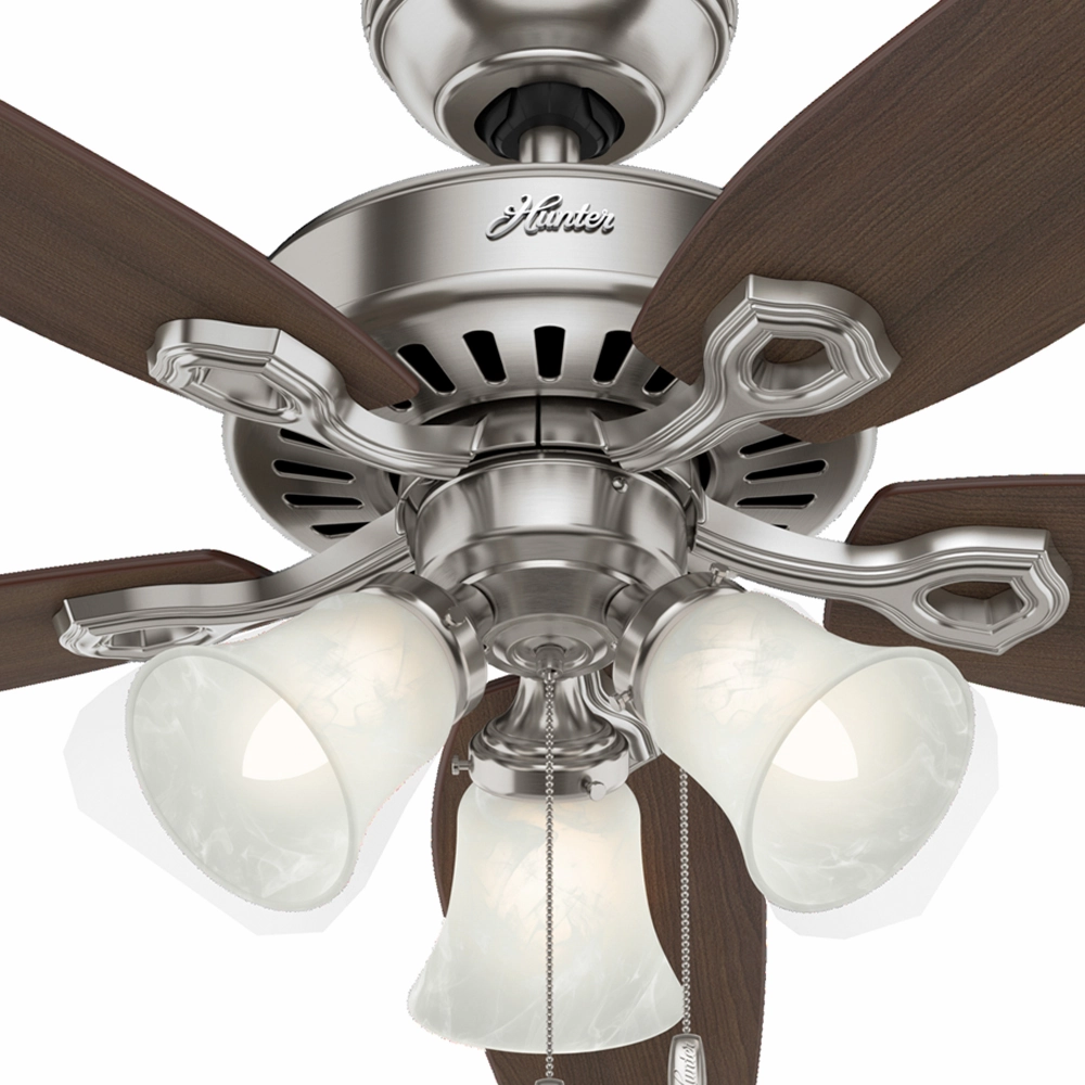 Builder 52"Ceiling Fan Brushed Nickel