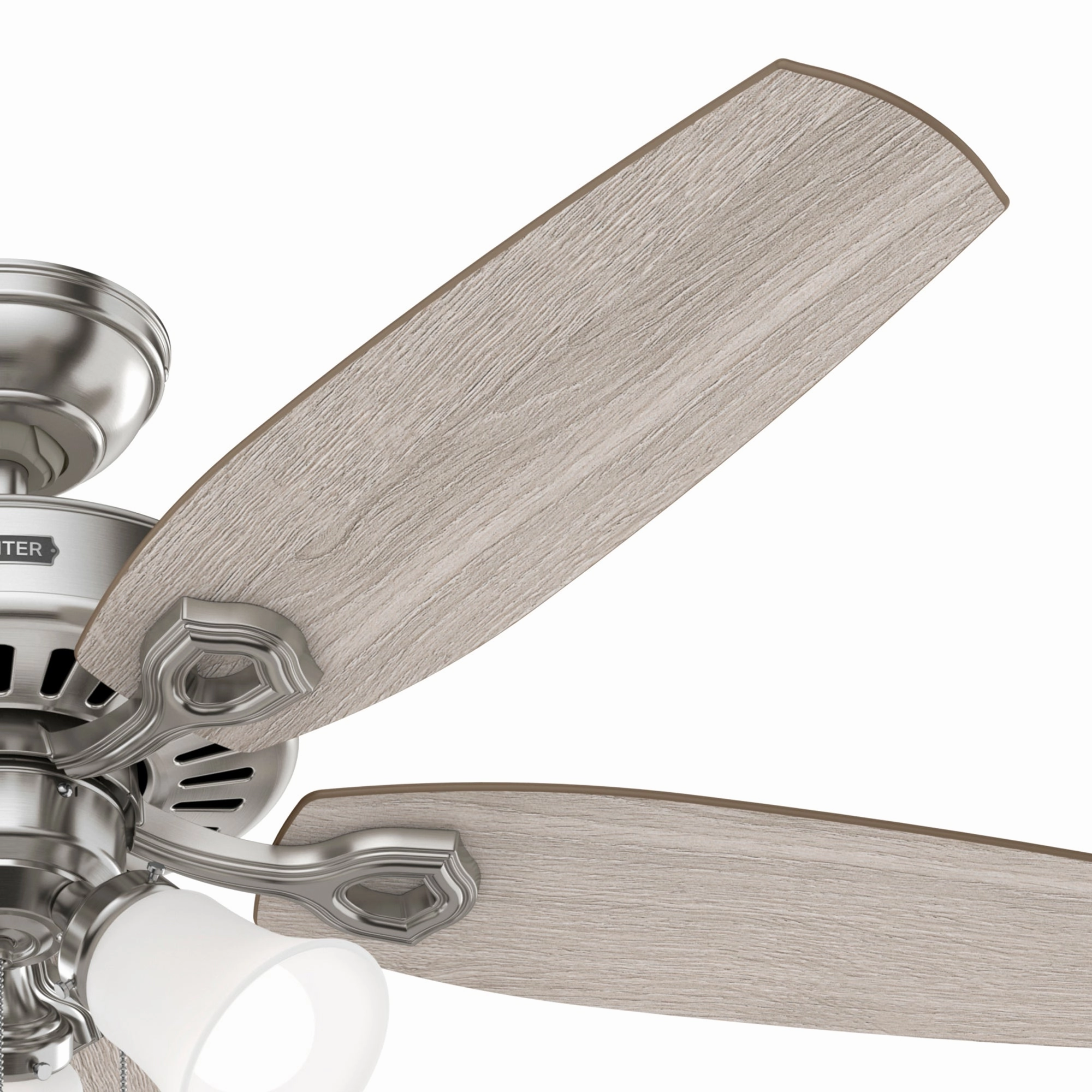 Builder 52"Ceiling Fan Brushed Nickel