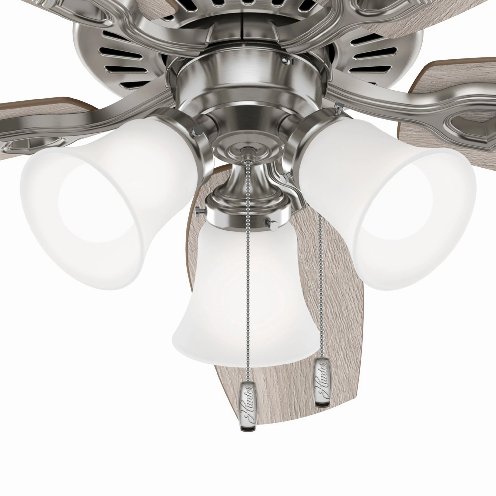 Builder 52"Ceiling Fan Brushed Nickel