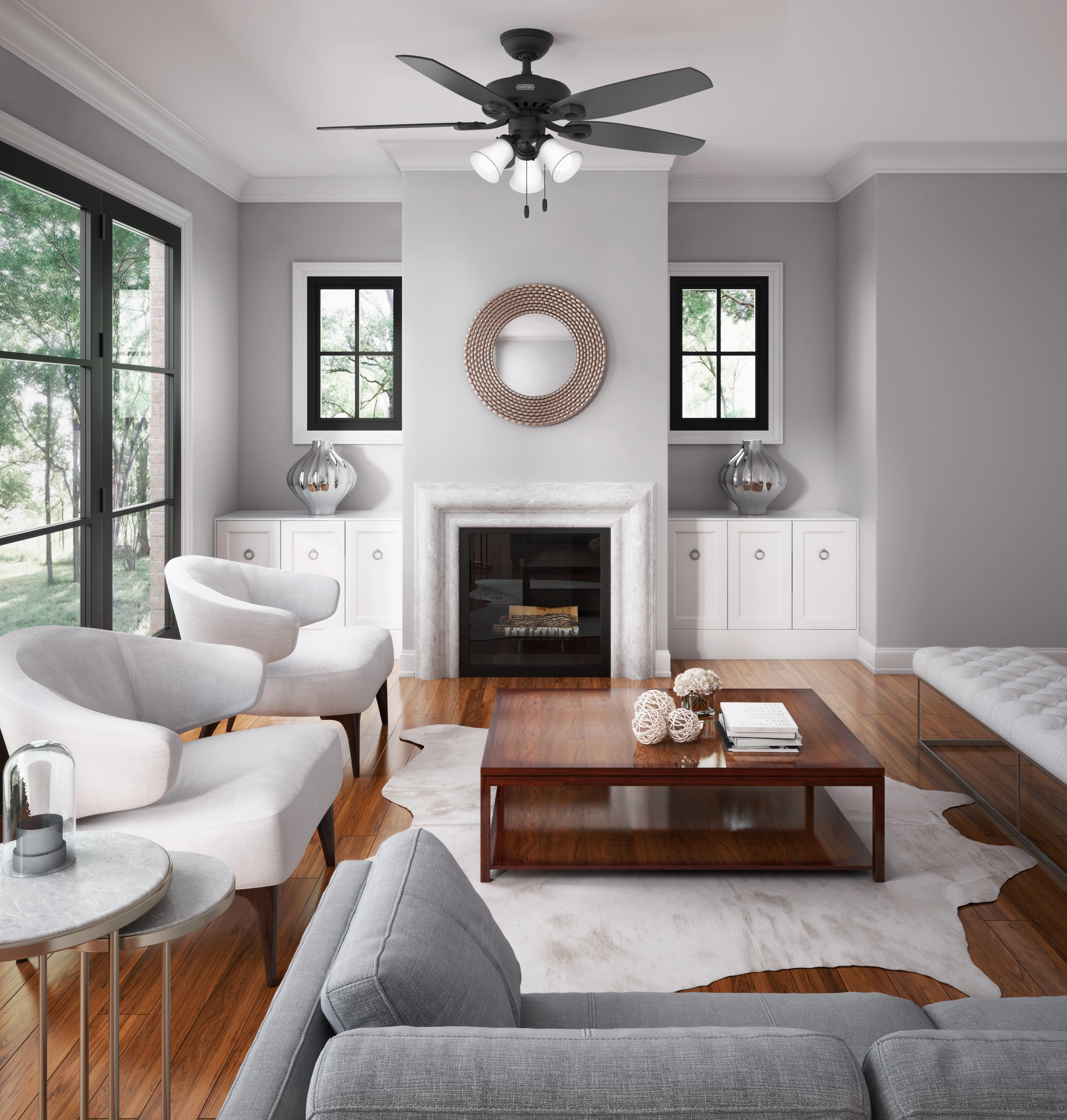 Builder 52"Ceiling Fan Matte Black