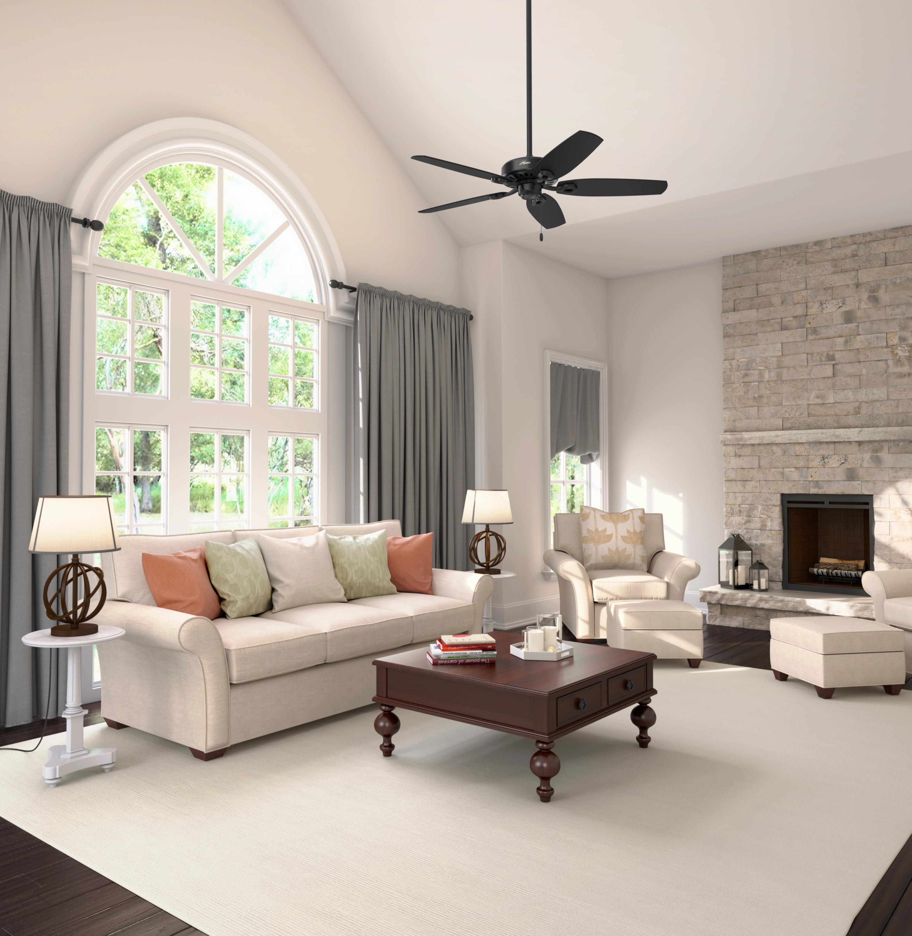 Builder 52"Ceiling Fan Matte Black