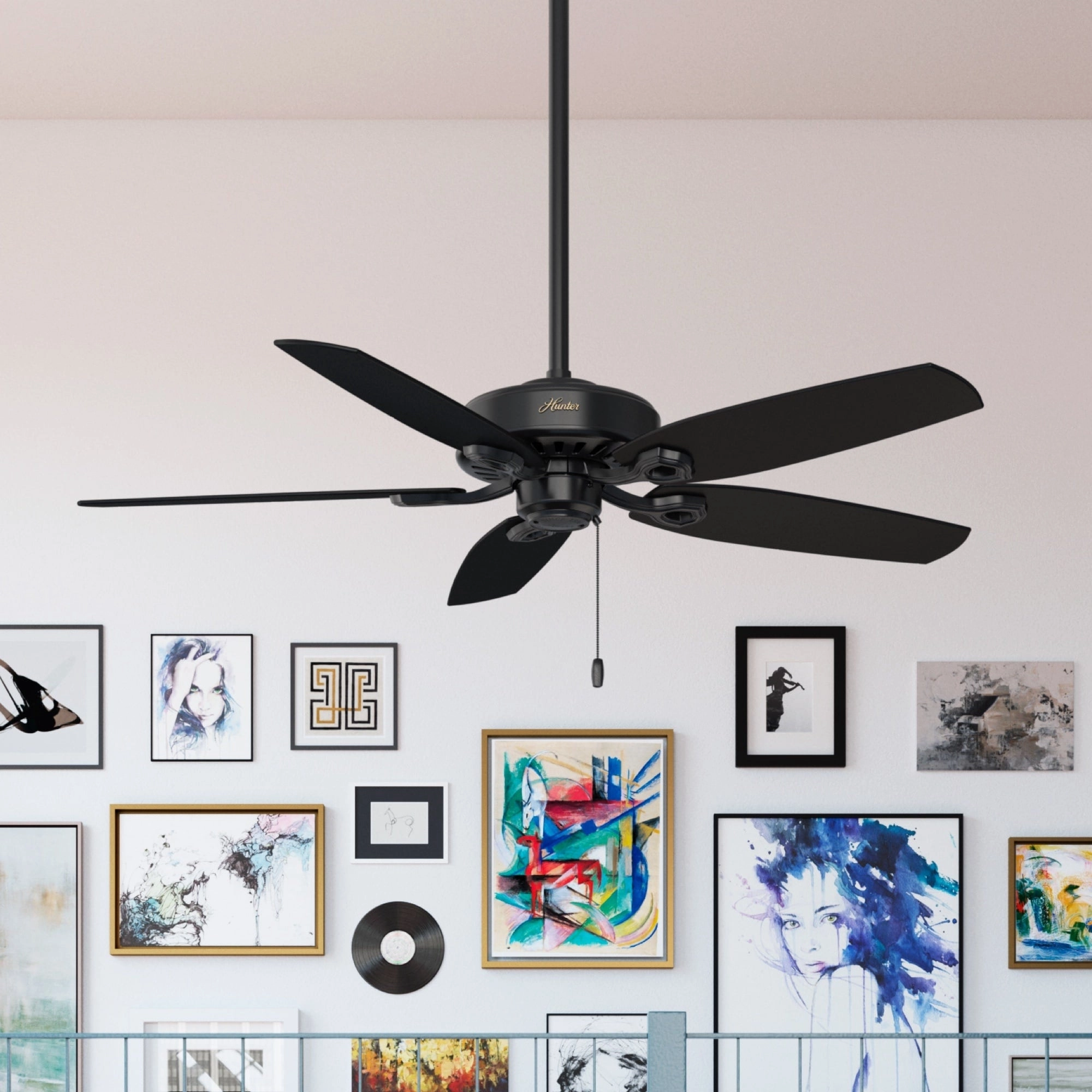 Builder 52"Ceiling Fan Matte Black