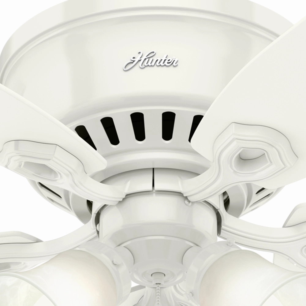 Builder 52"Ceiling Fan Snow White