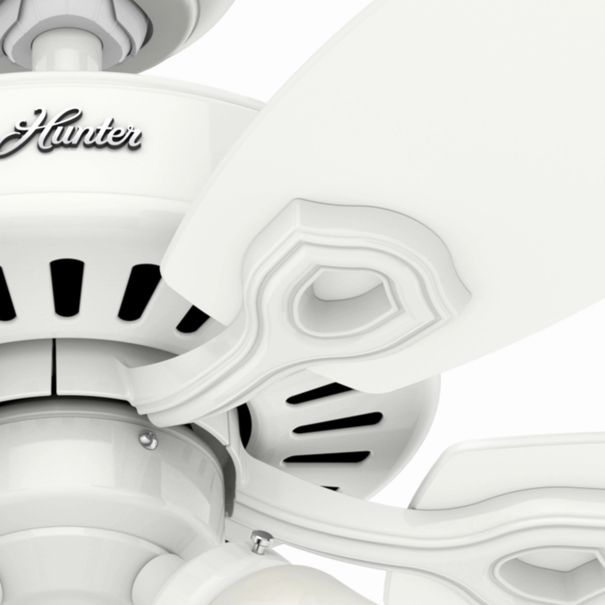 Builder 52"Ceiling Fan Snow White