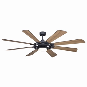 Burlington 68"Ceiling Fan Slate Gray home fans with built-in timer settings