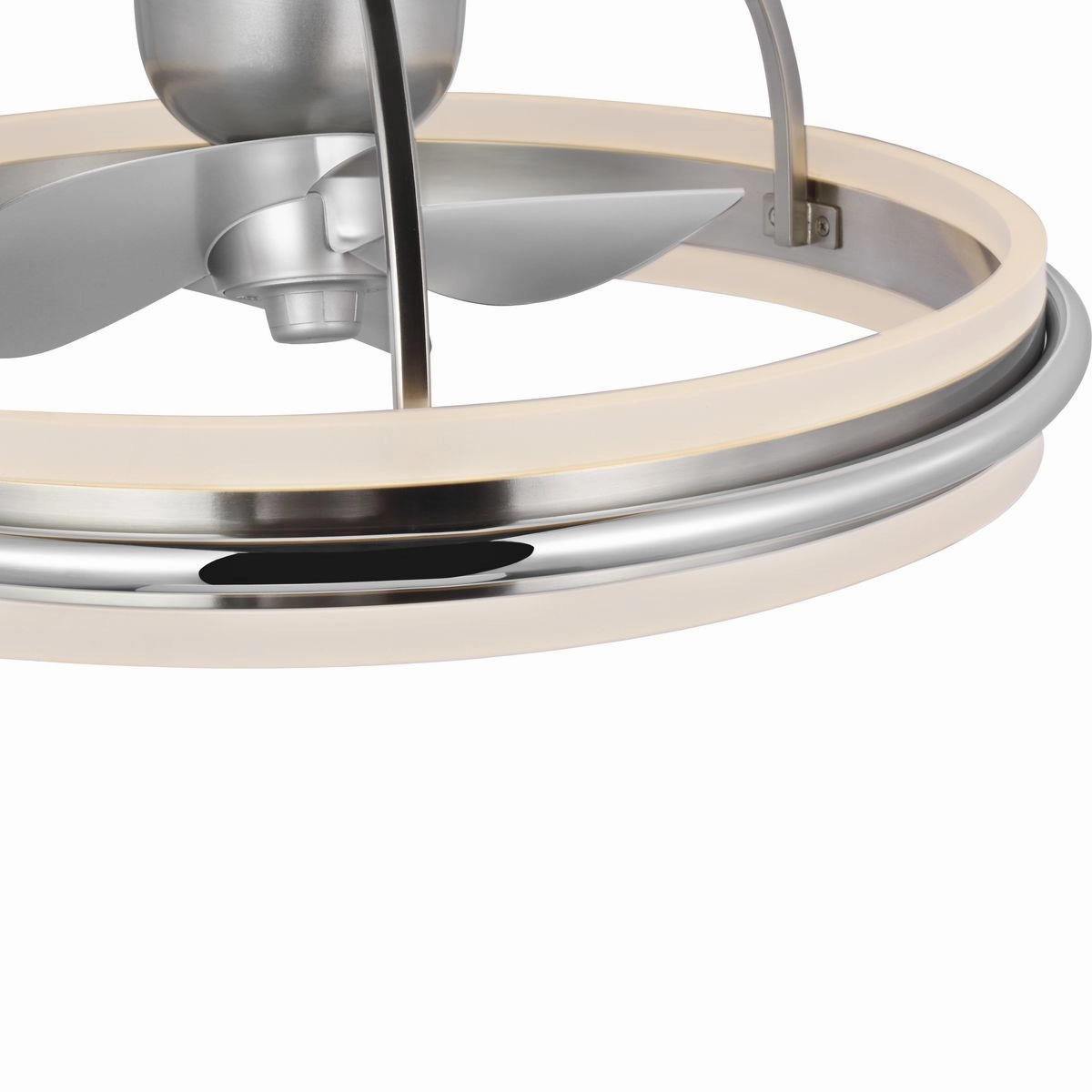Burnett Ceiling Fan Brushed Nickel