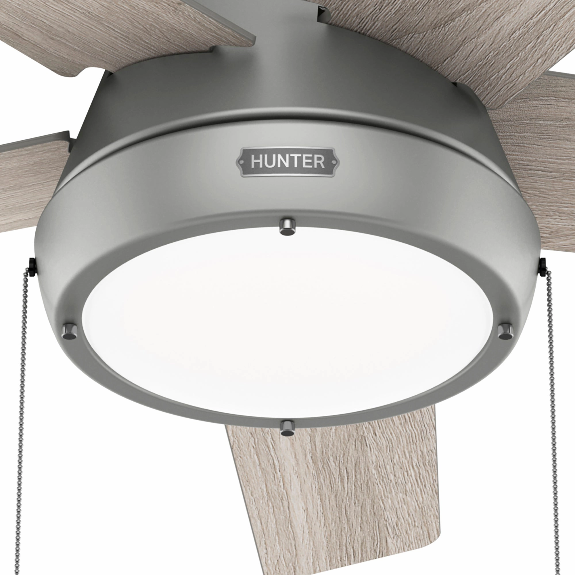 Burroughs 44"Ceiling Fan Matte Silver