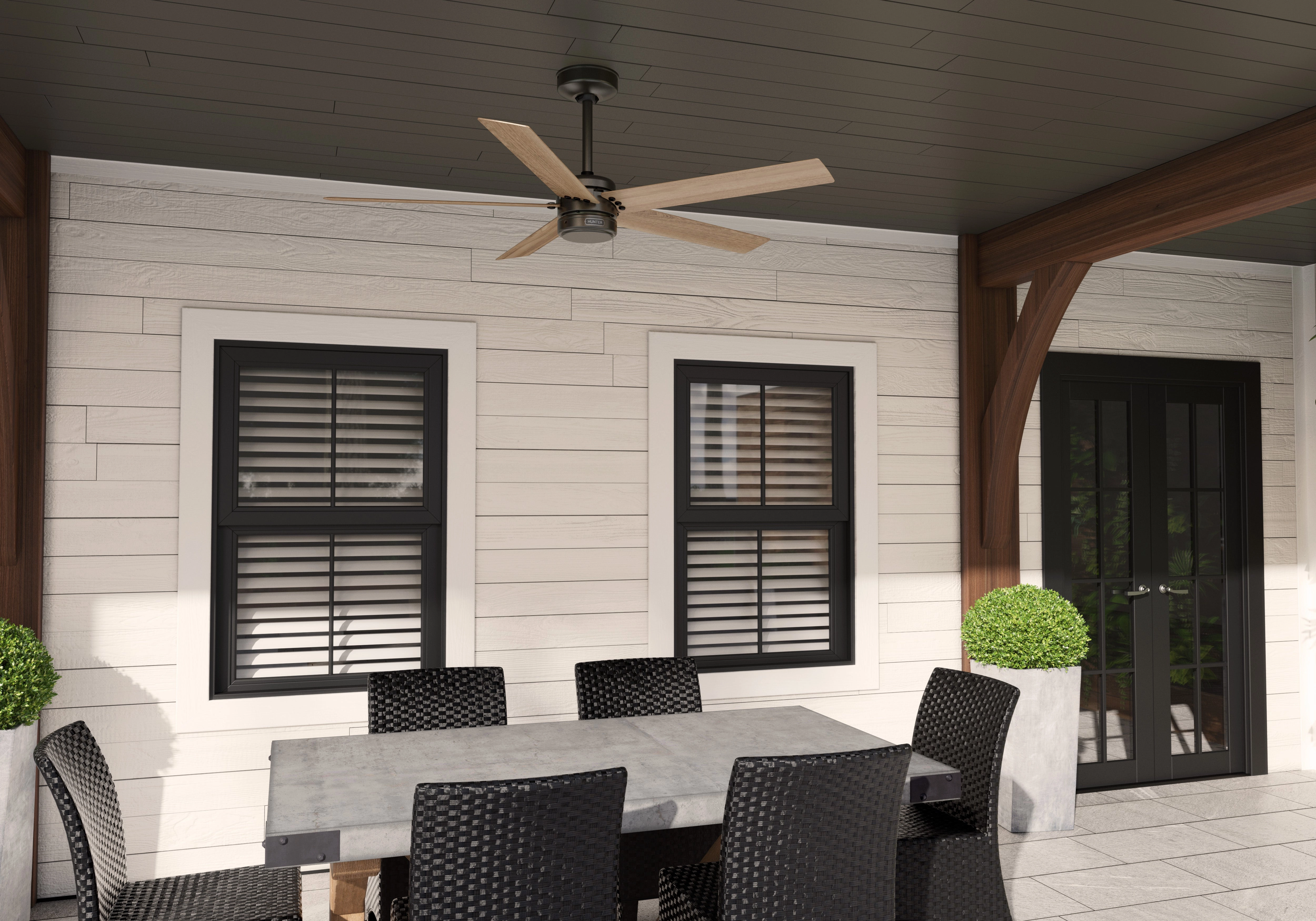 Burton 52"Ceiling Fan Noble Bronze