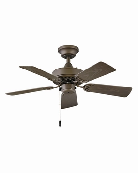 Cabana 36"Ceiling Fan Metallic Matte Bronze portable small fans for everyday use