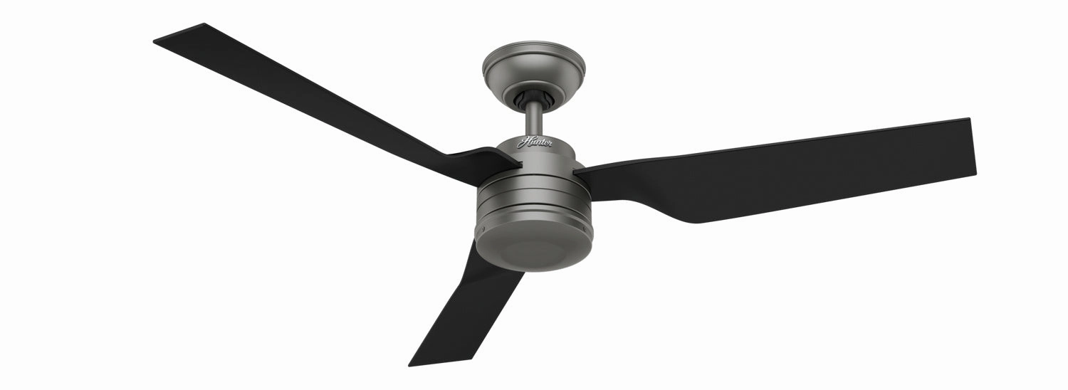 Cabo Frio 52"Ceiling Fan Matte Silver modern medium fans for everyday cooling