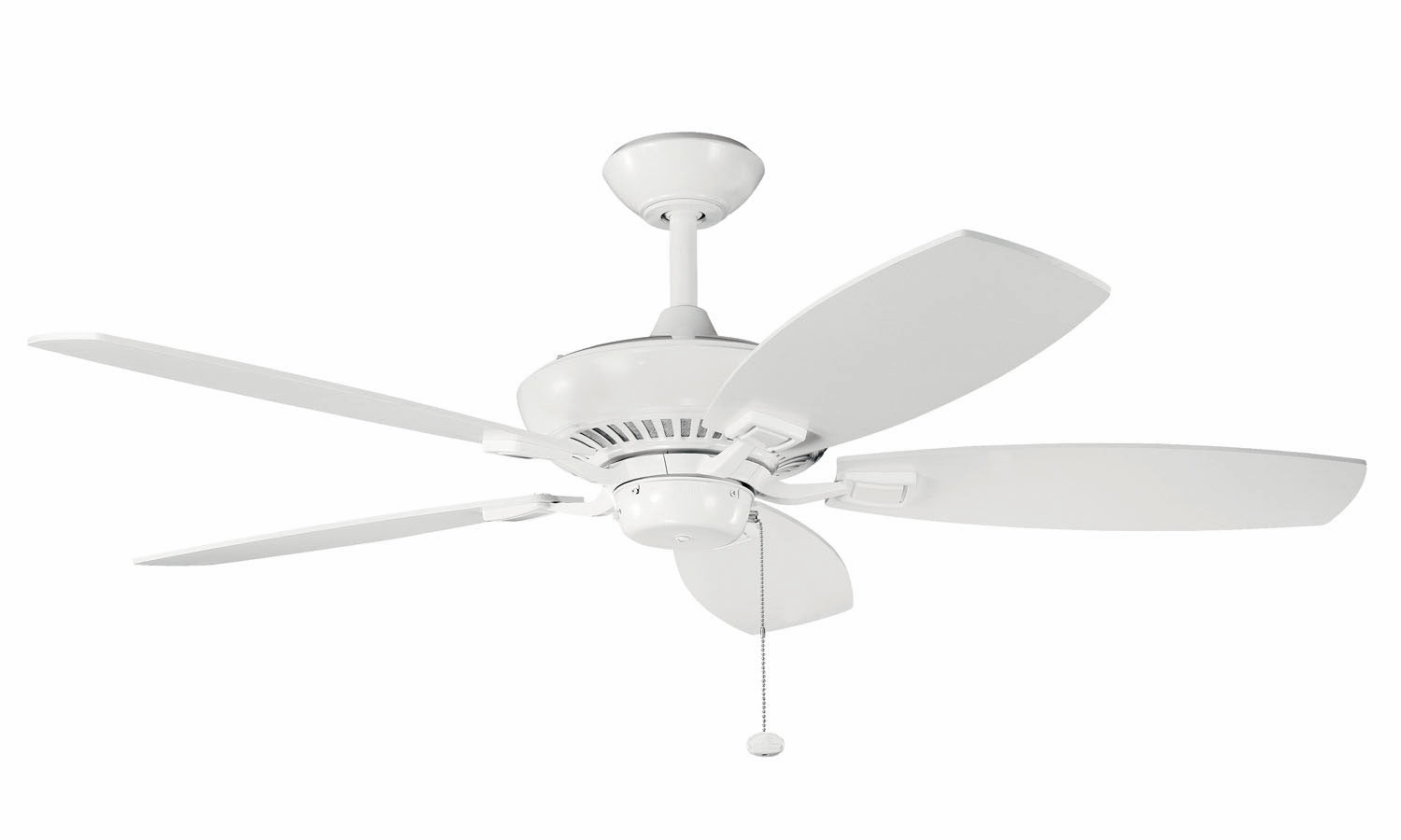 Canfield 52"Ceiling Fan White low-noise fans for peaceful environments