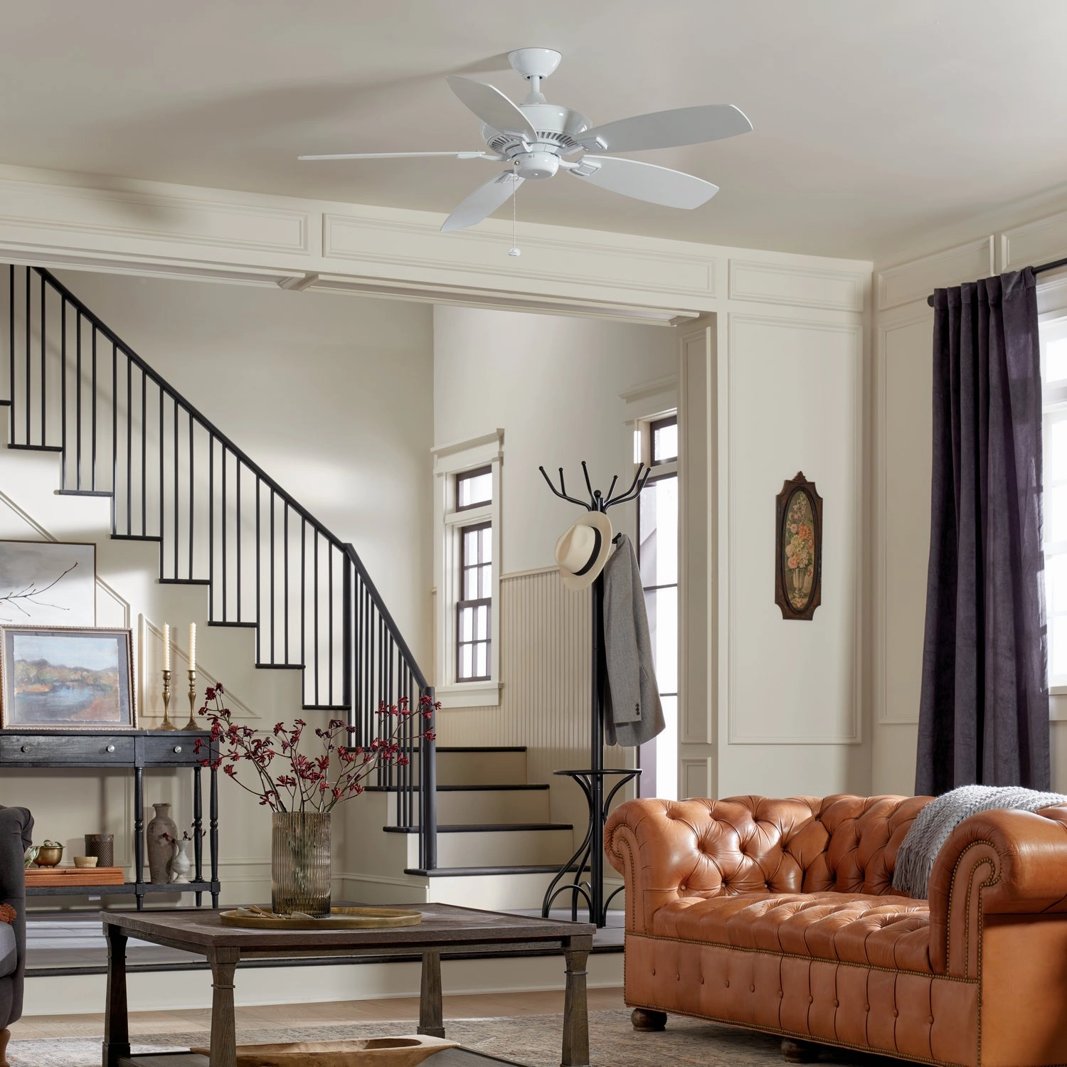 Canfield 52"Ceiling Fan White