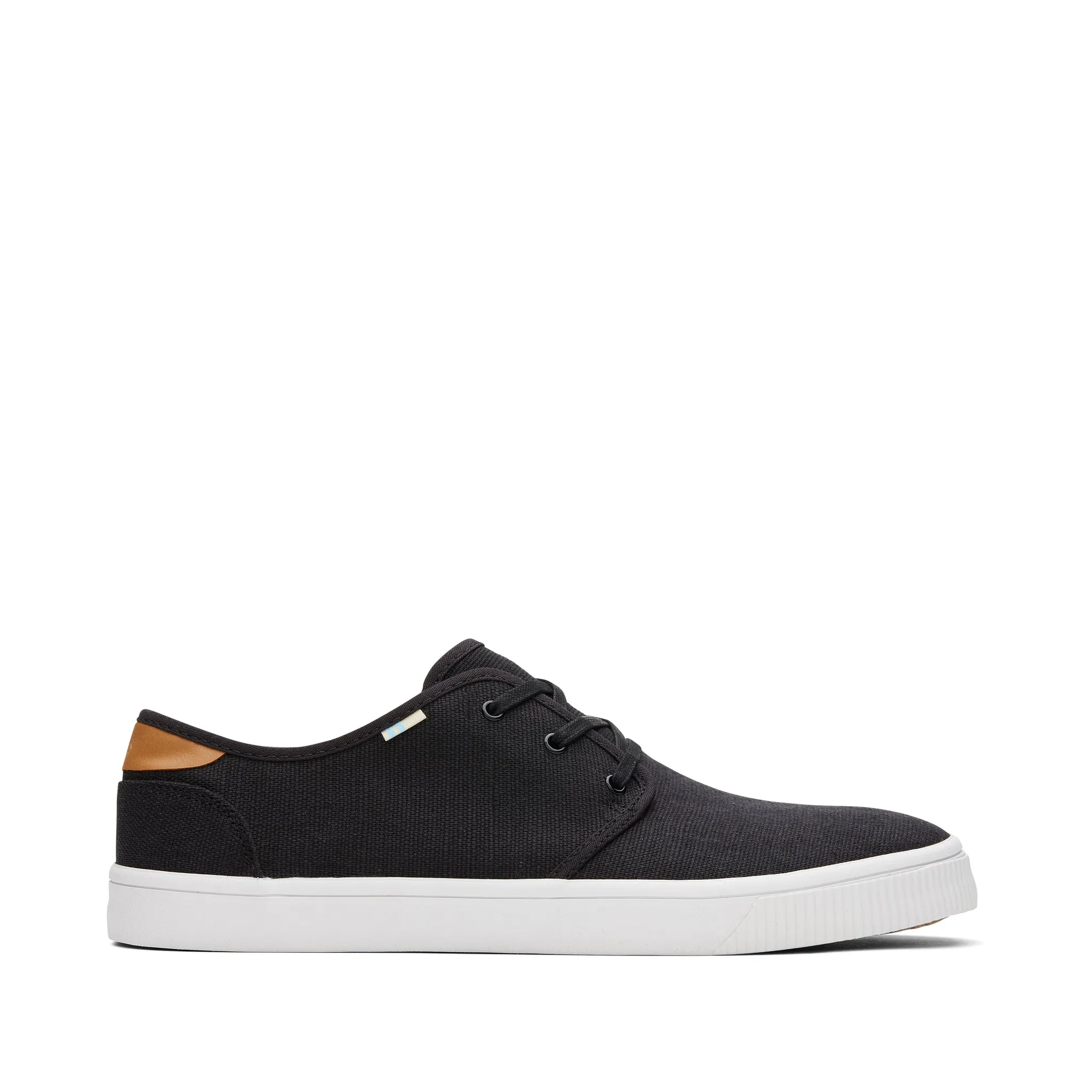Carlo Black Heritage Canvas Lace-Up Sneaker