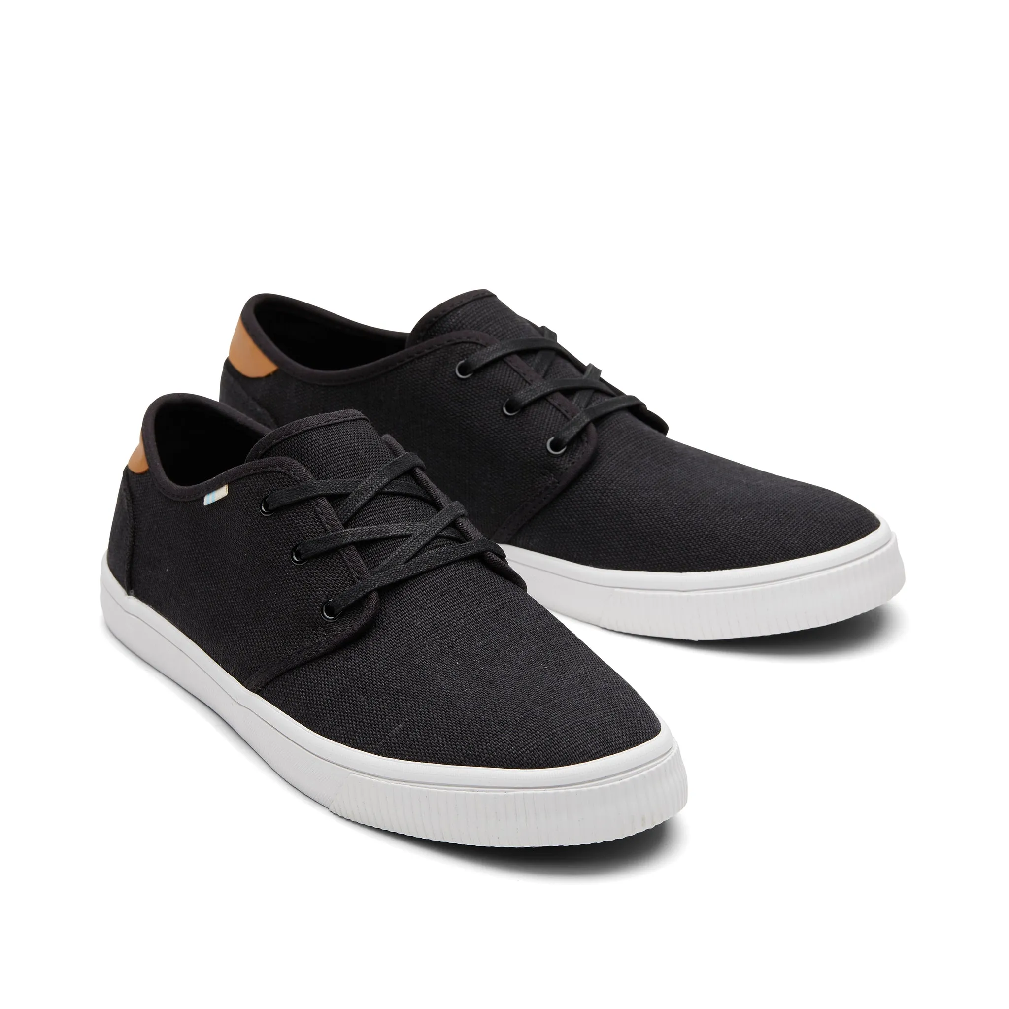 Carlo Black Heritage Canvas Lace-Up Sneaker