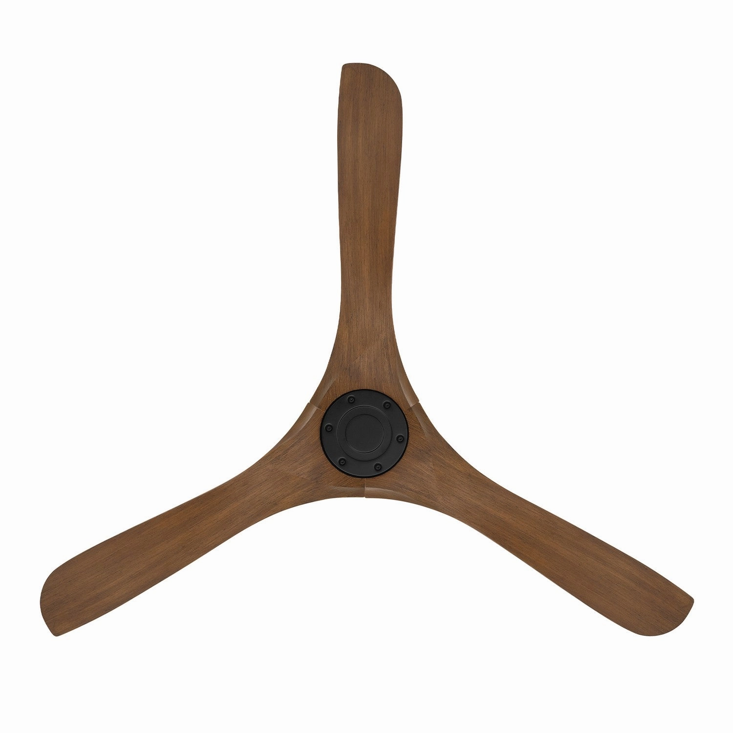 Carve 60"Ceiling Fan Matte Black/Distressed Koa