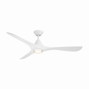 Carve 60"Ceiling Fan Matte White versatile medium fans for any space