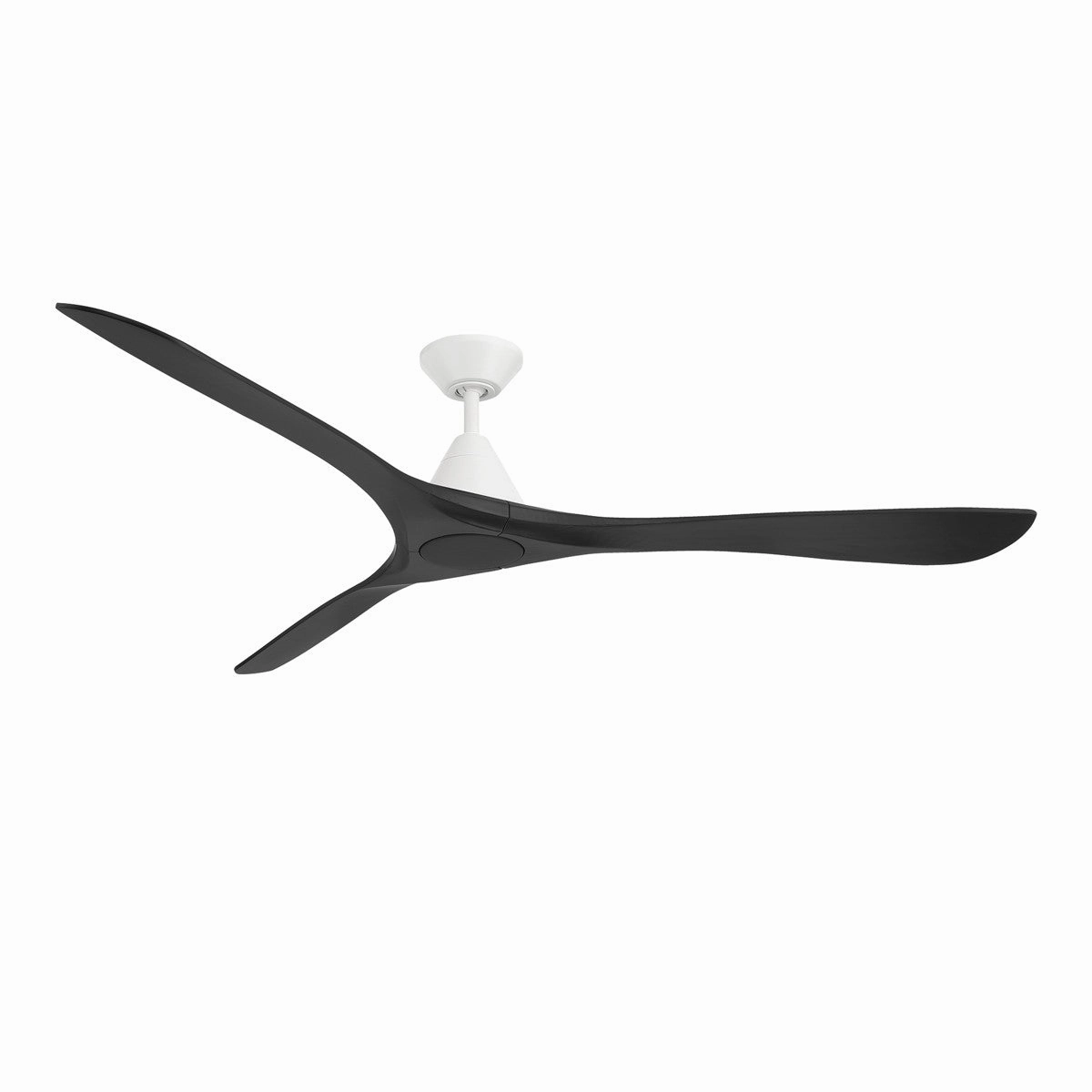 Carve 72"Ceiling Fan Matte White/Matte Black reliable fans for apartment and office