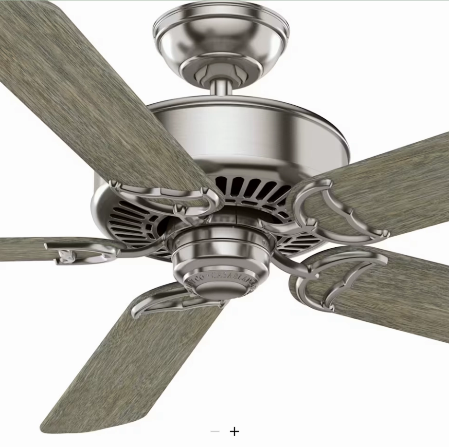 Casablanca Panama 54" Indoor DC Ceiling Fan with Remote adjustable indoor fans for better cooling