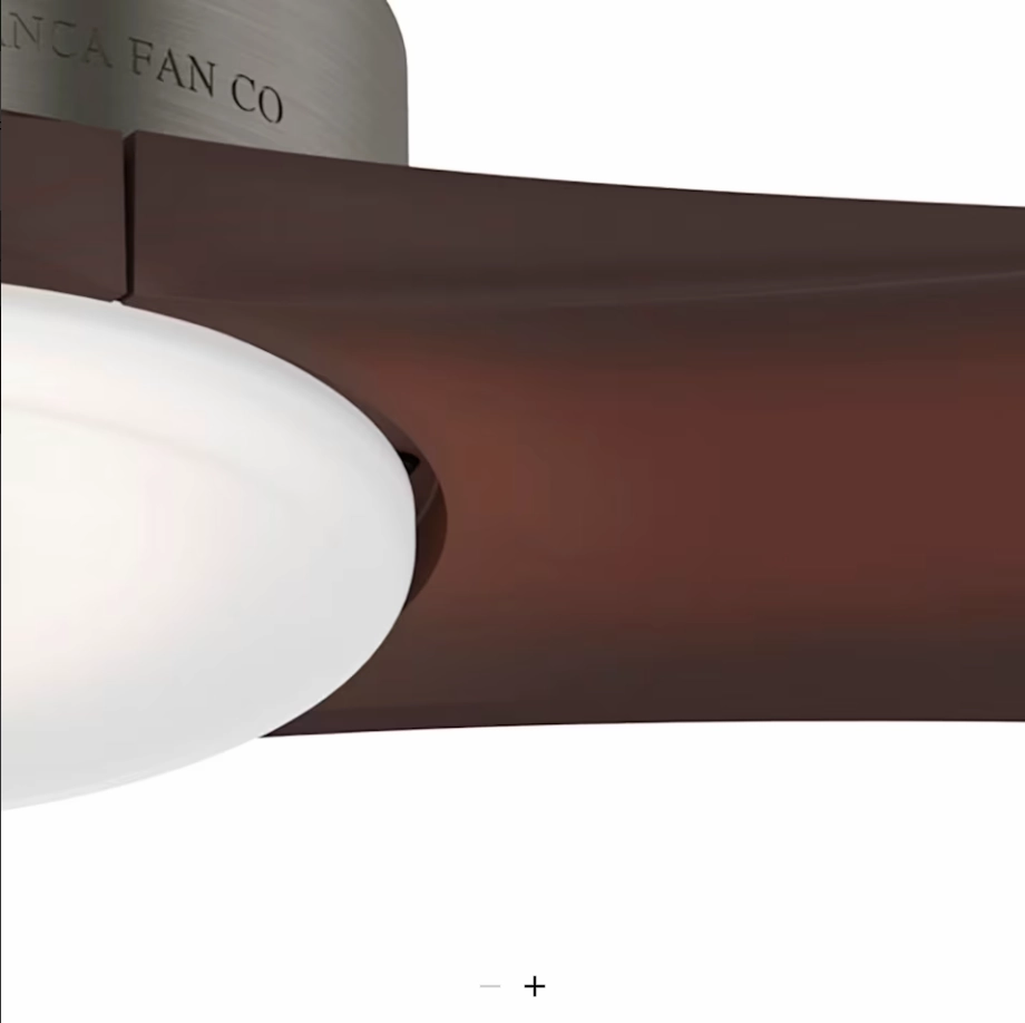 Casablanca Piston 52" Indoor/Outdoor Ceiling Fan with 17W LED and Remote