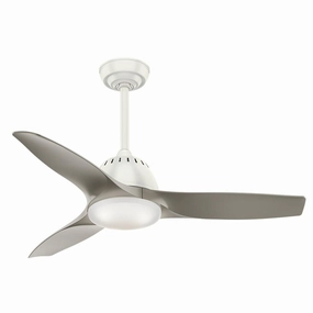 Casablanca Wisp Indoor Ceiling Fan with 18W LED and Remote low-noise indoor fans for peaceful settings