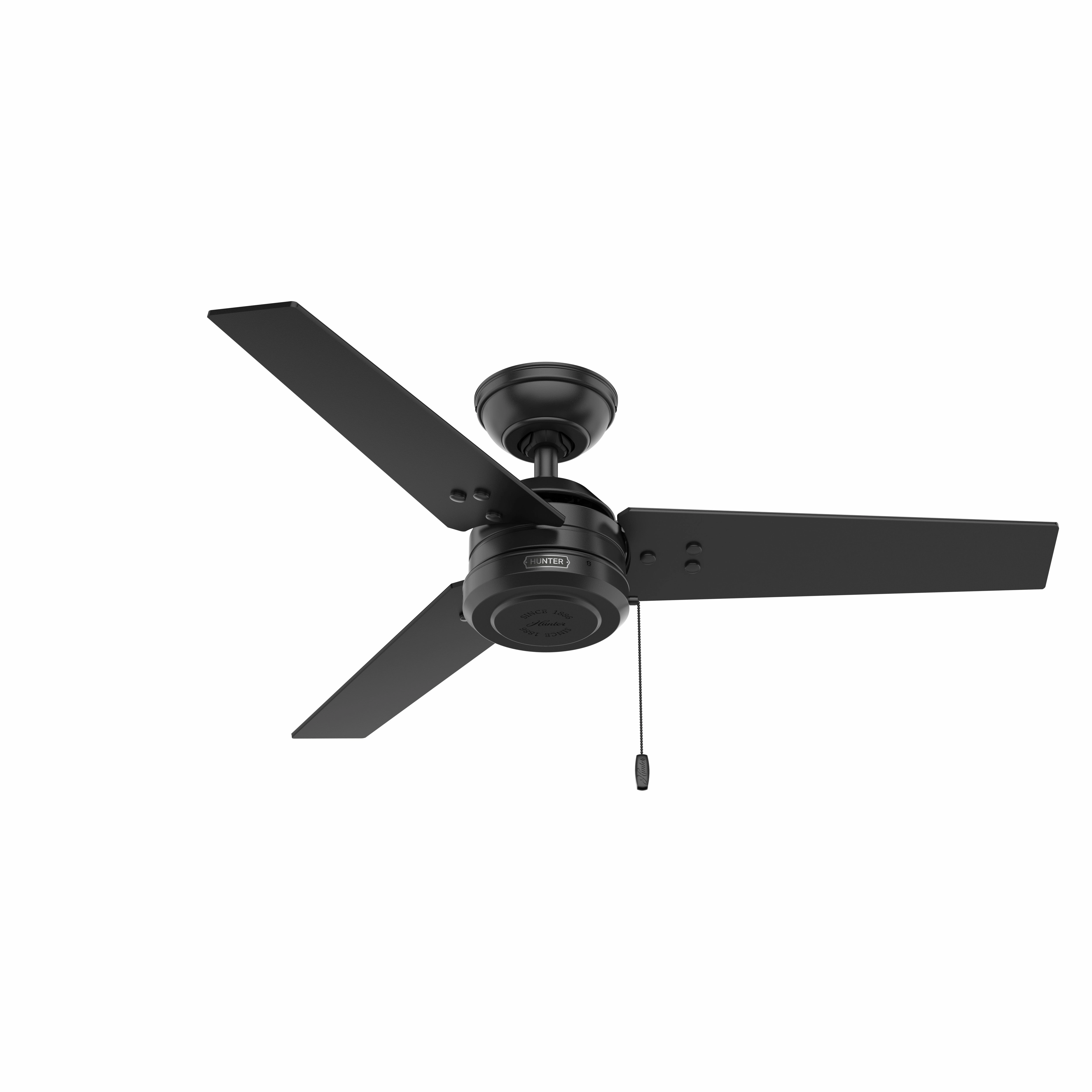 Cassius 44"Ceiling Fan Matte Black