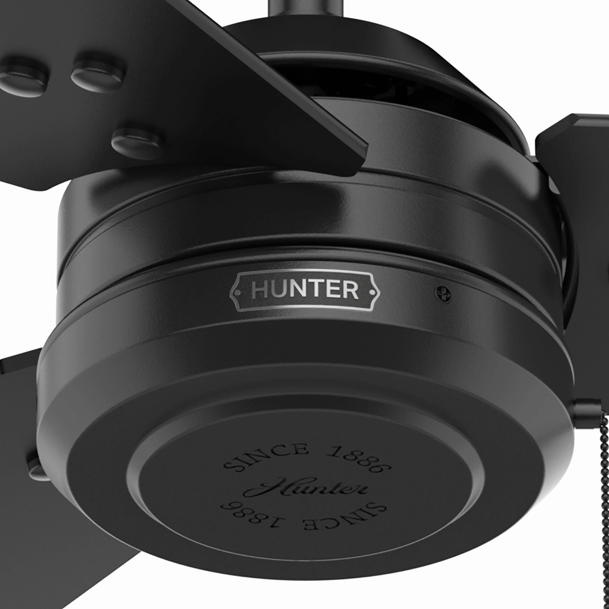 Cassius 44"Ceiling Fan Matte Black