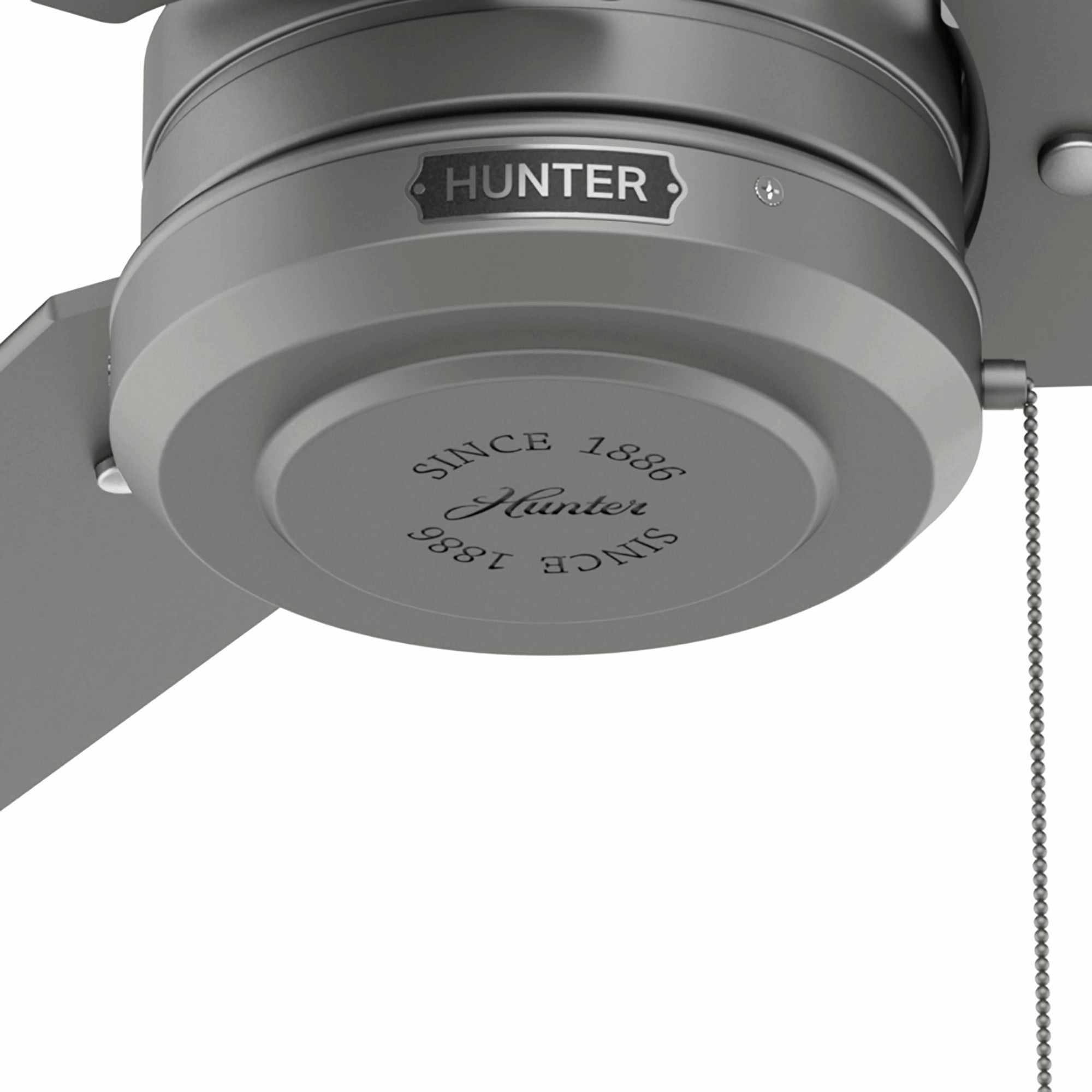 Cassius 44"Ceiling Fan Matte Silver