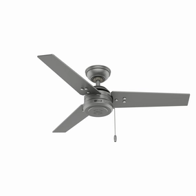 Cassius 44"Ceiling Fan Matte Silver portable small fans for everyday use