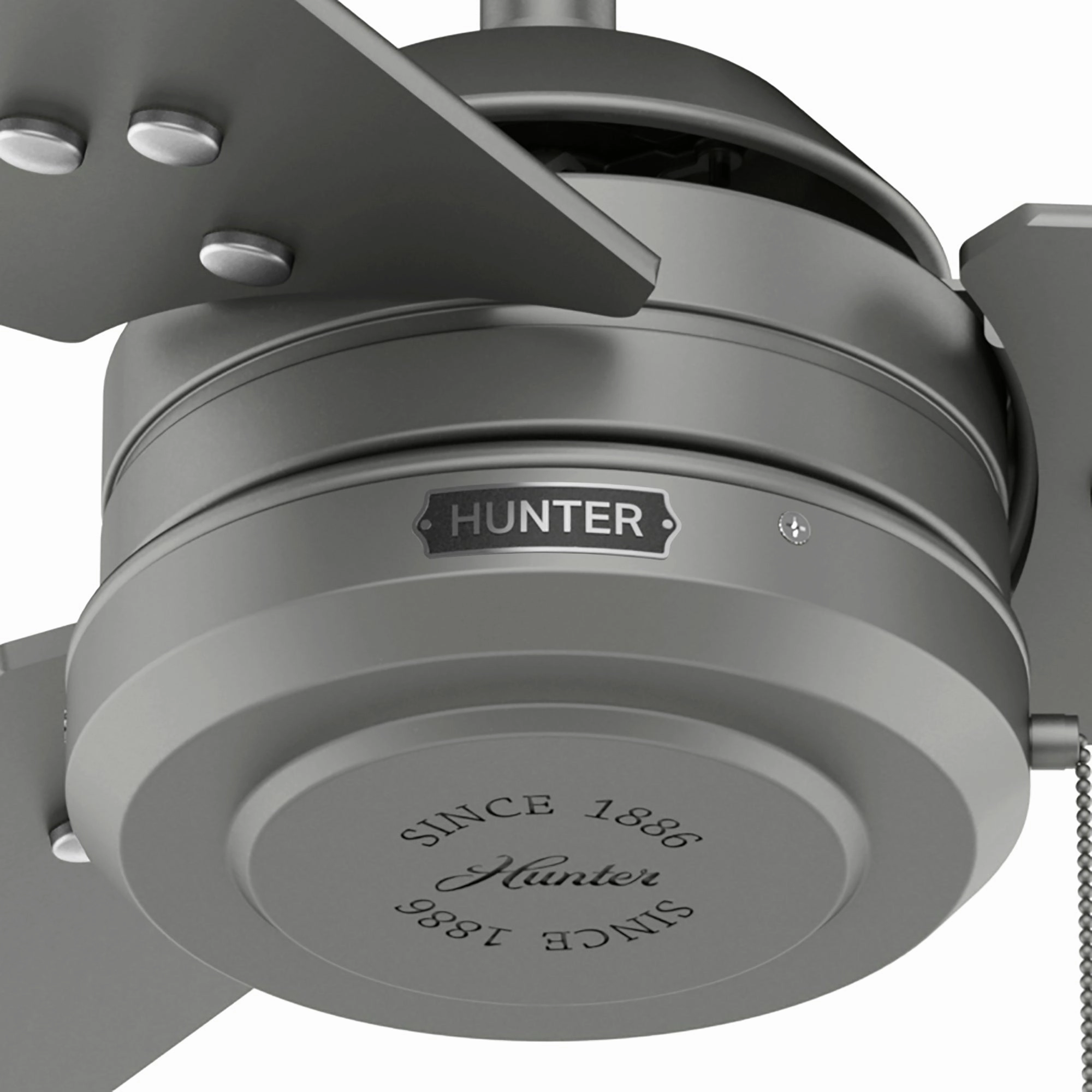 Cassius 44"Ceiling Fan Matte Silver