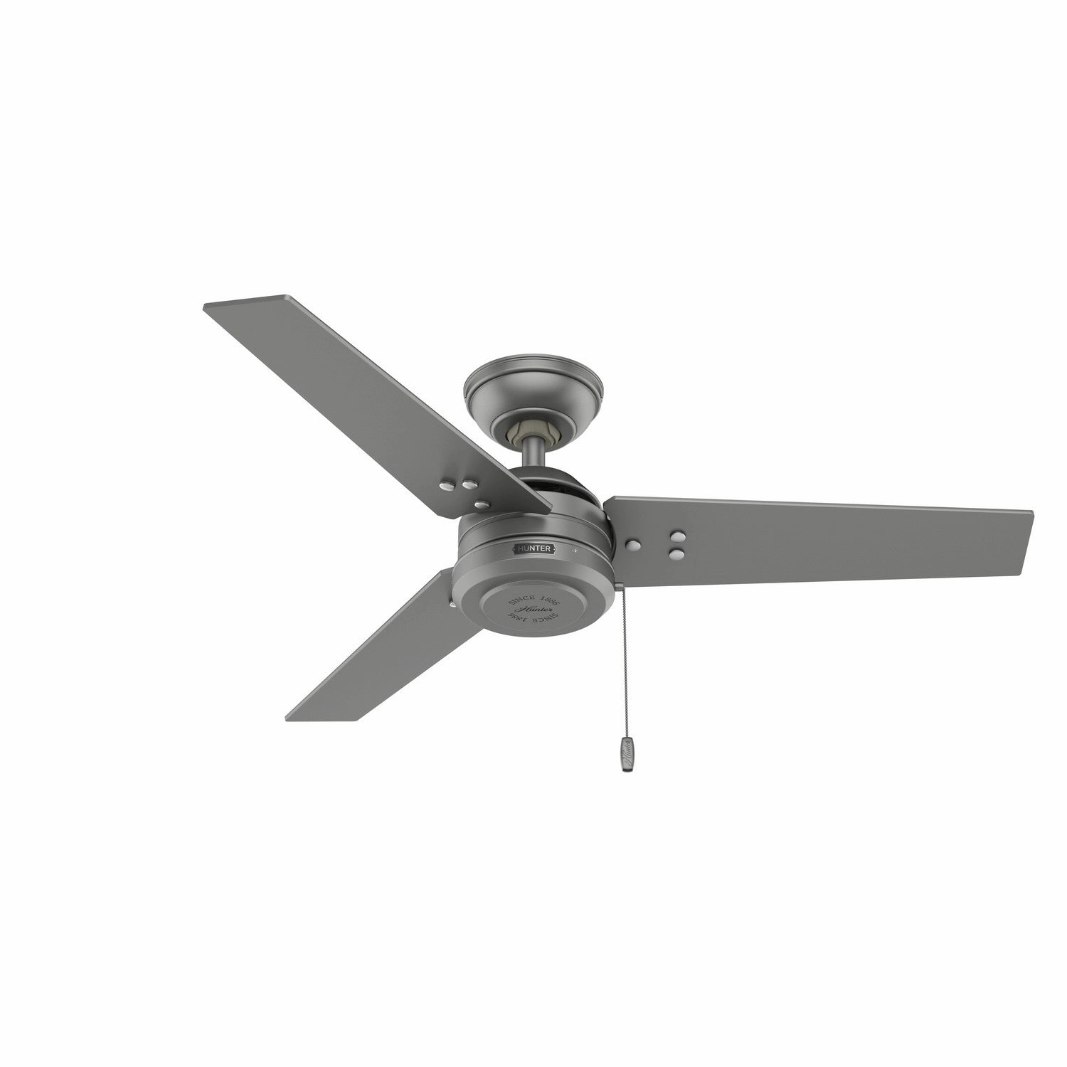 Cassius 44"Ceiling Fan Matte Silver portable small fans for everyday use