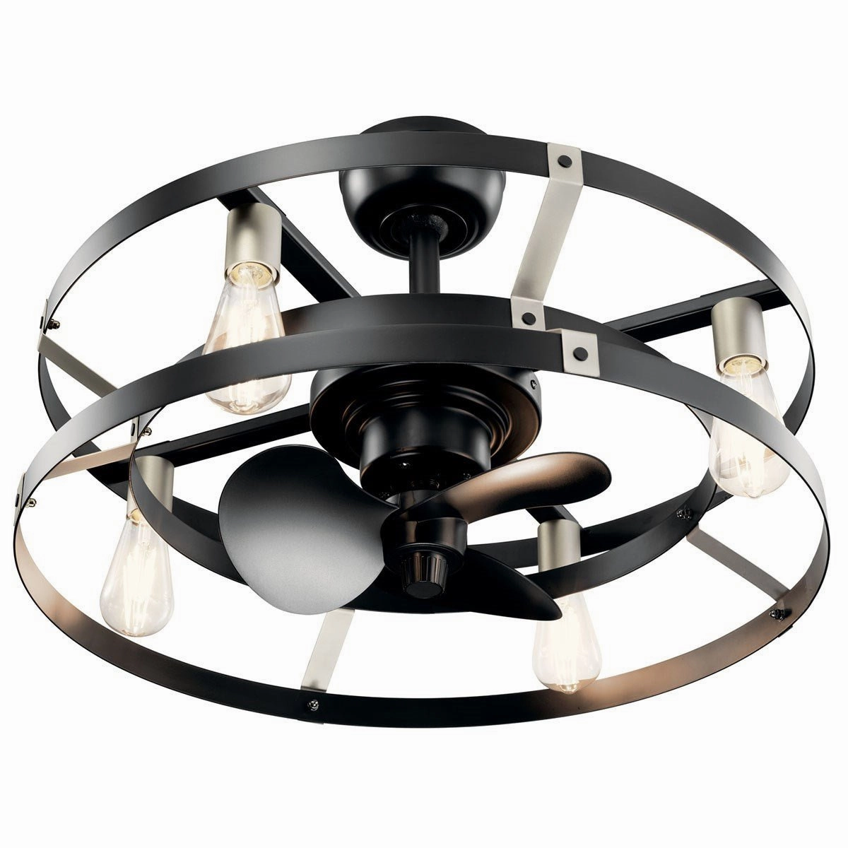 Cavelli 25"Ceiling Fan Satin Black