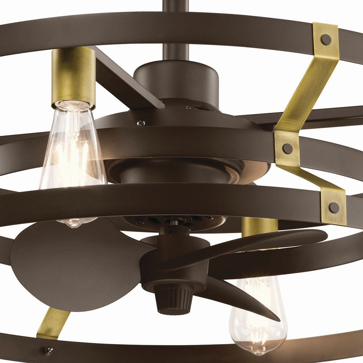 Cavelli 25"Ceiling Fan Satin Natural Bronze