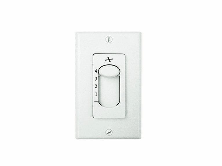 Ceiling Fan Control 4-Speed Ceiling Fan Wall Control White adjustable fans for targeted cooling