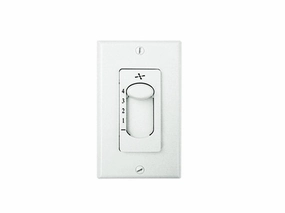 Ceiling Fan Control 4-Speed Ceiling Fan Wall Control White adjustable fans for targeted cooling