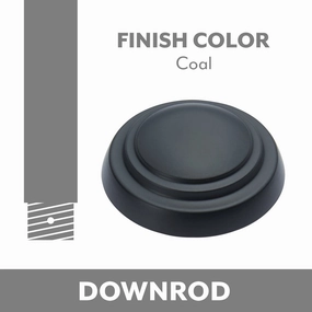Ceiling Fan Downrod Coal modern electric fans for minimalist decor