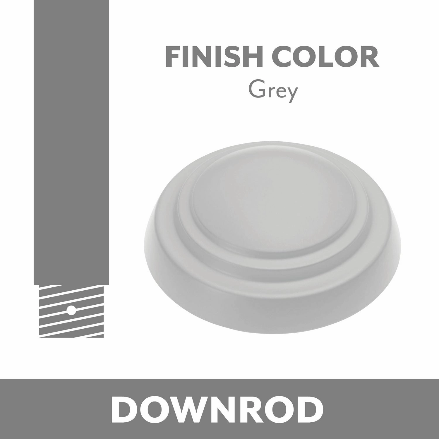 Ceiling Fan Downrod Grey durable fans for long-lasting performance