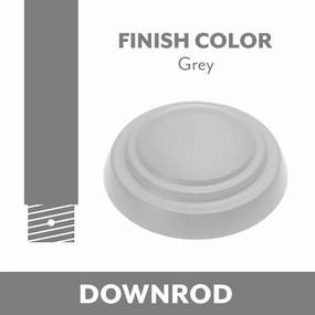 Ceiling Fan Downrod Grey quiet electric fans for home use