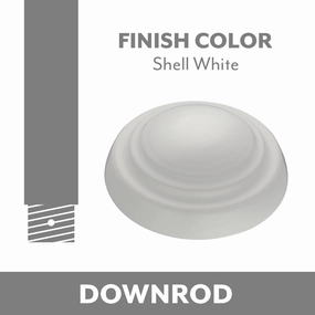 Ceiling Fan Downrod Shell White best electric fans for daily use