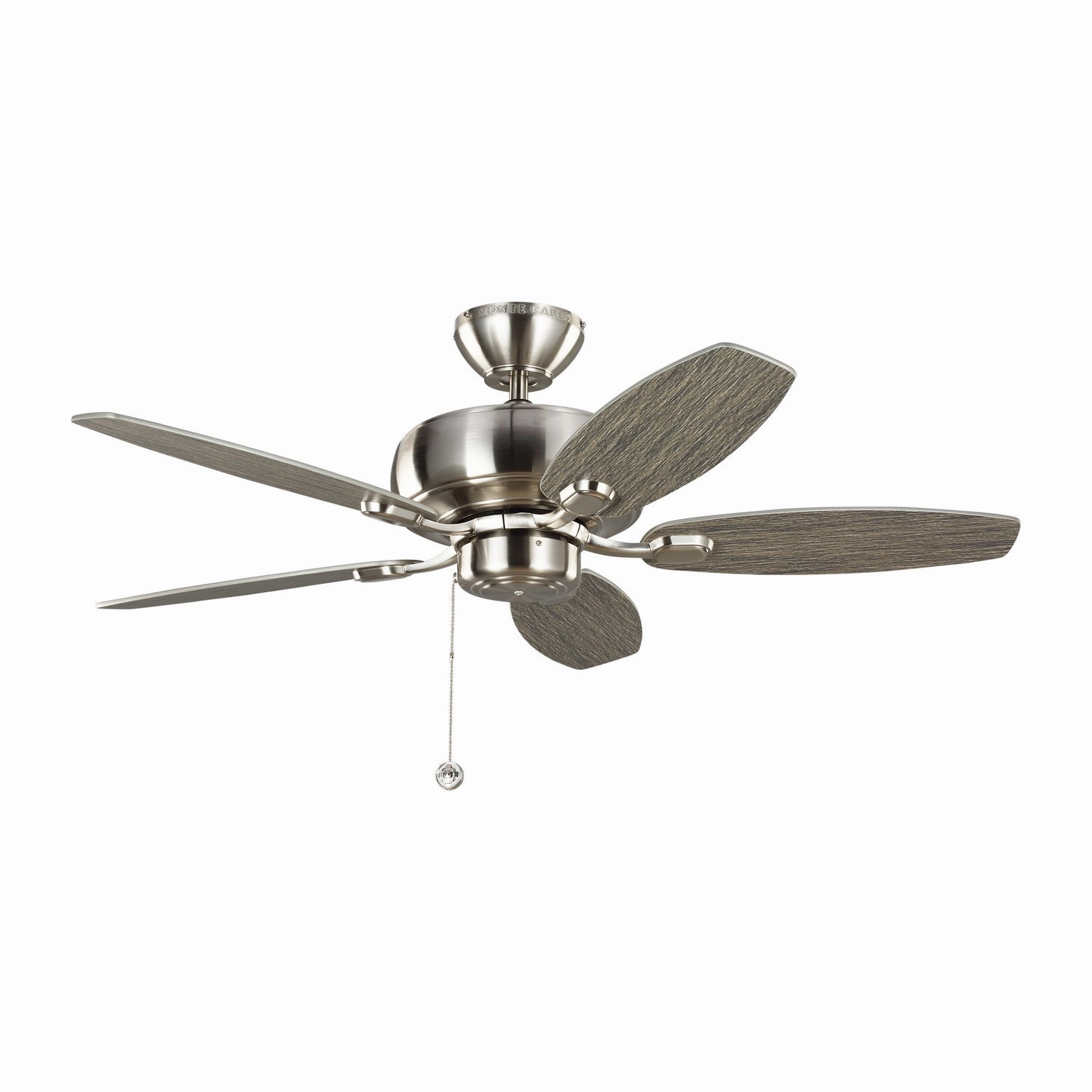 Centro 44"Ceiling Fan Brushed Steel